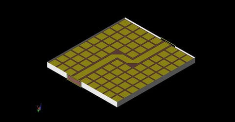Microstrip Gap Waveguide auf elektronischem Bandgap-Substrat Bild