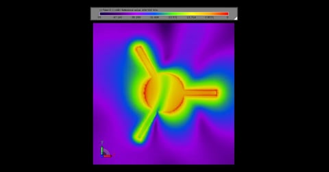Ferrit-Zirkulator-Analyse mit XFdtd Image