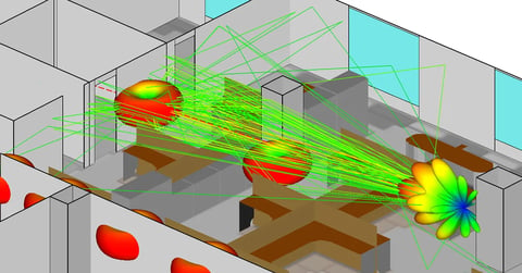 Detaillierte Kanalmodellierung in Innenräumen mit diffuser Streuung für drahtlose 5G-Millimeterwellennetze Bild