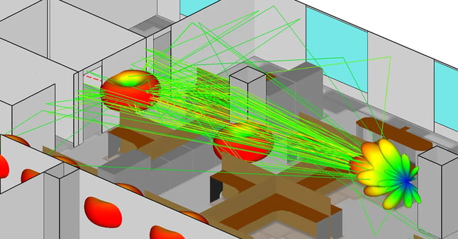 Diffuse Streuung in Innenräumen von Büros 2019 Update