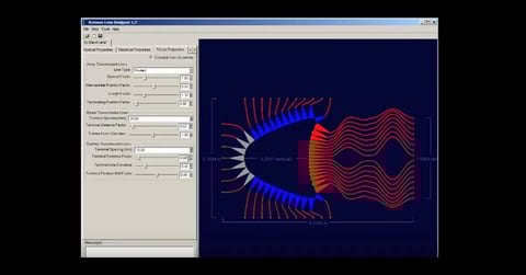 Abstimmung eines Mikrostreifenobjektivs in Rotman Lens Designer (RLD) und Optionen für den Import in XFdtd Image