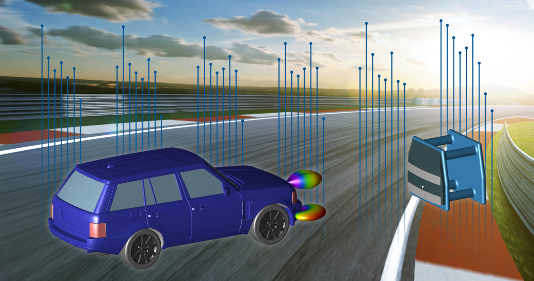 WaveFarer simuliert Radar-Rohdaten für Fahrversuchsszenarien.