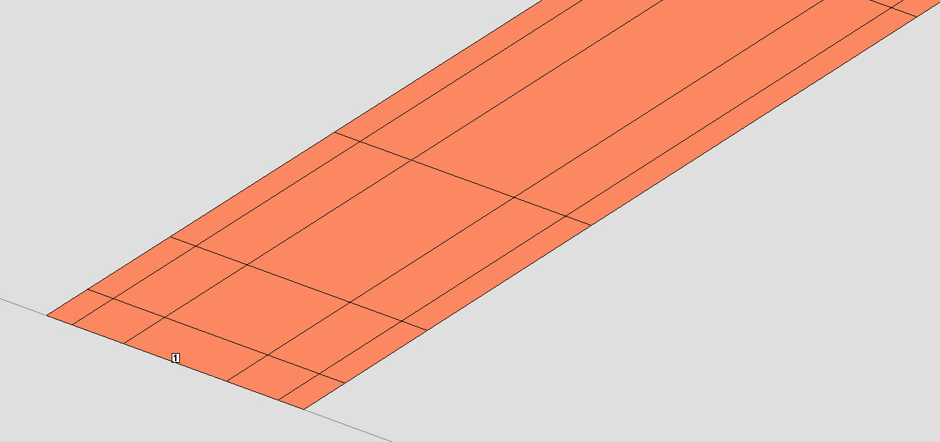 Abb. 3: Sonnet planar 3D MoM stripline subsectioning