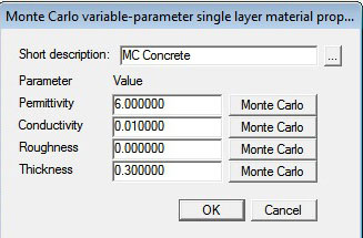 Abbildung 3Monte-Carlo-Fenster mit den Eigenschaften der Variablenparameter.